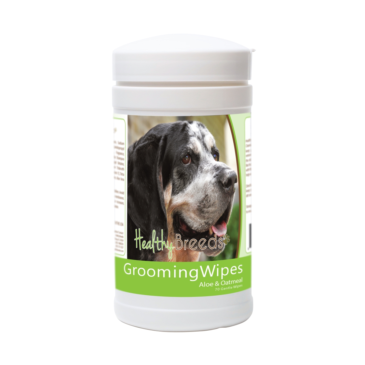 Picture of Healthy Breeds 840235178880 Bluetick Coonhound Grooming Wipes - 70 Count