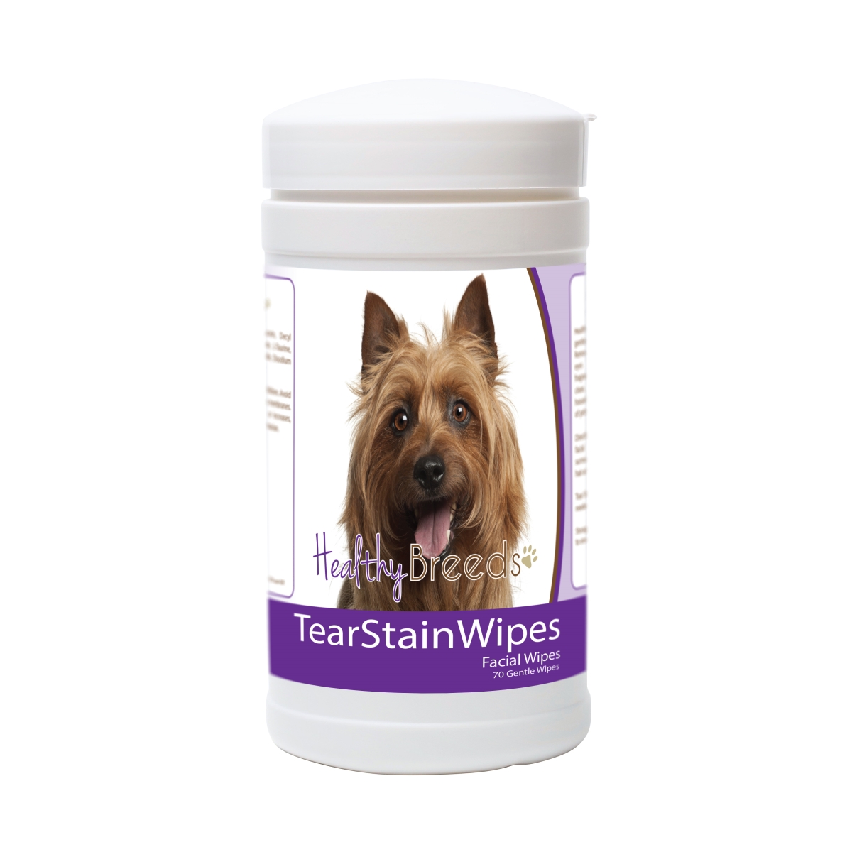 Picture of Healthy Breeds 840235179023 Australian Terrier Tear Stain Wipes - 70 Count