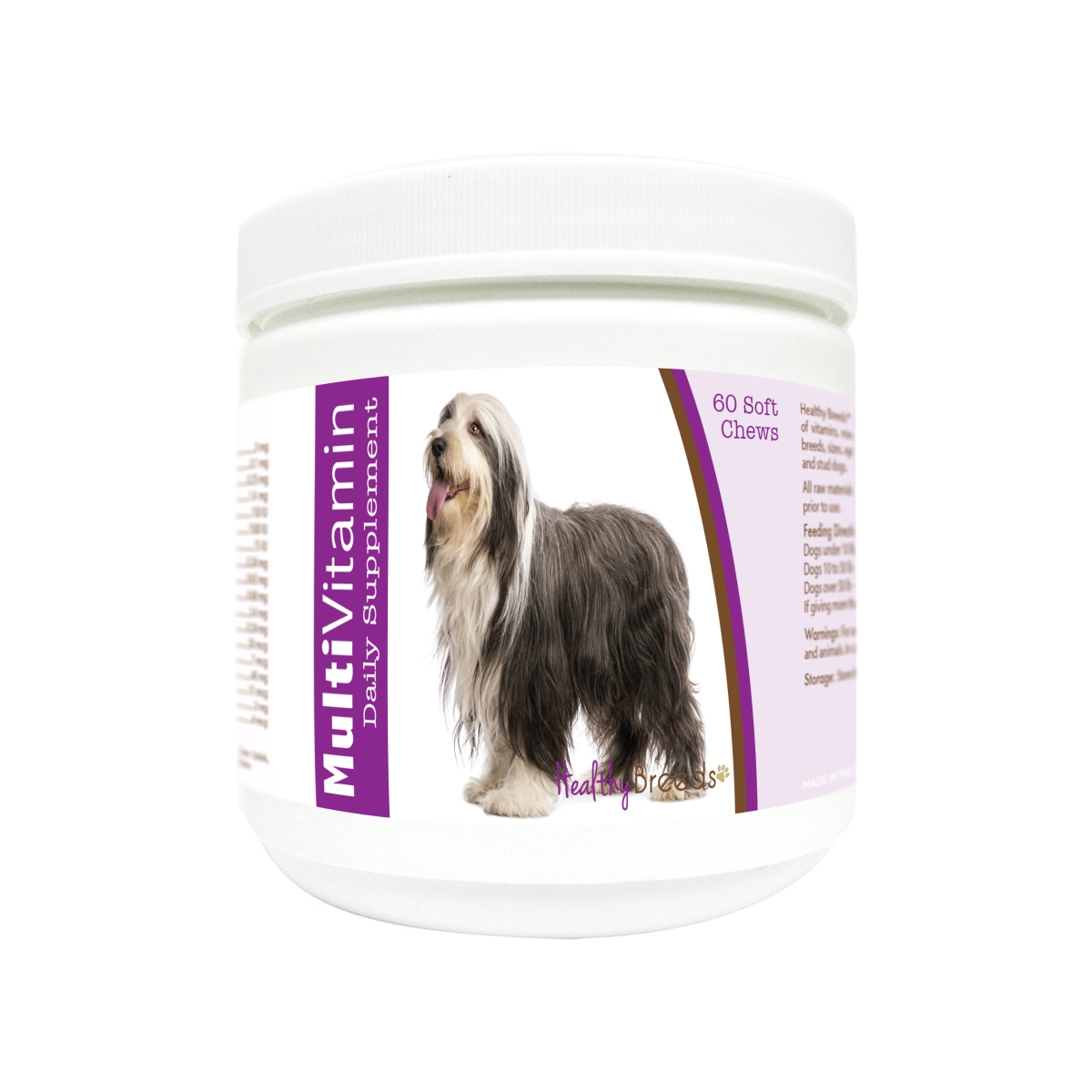 Picture of Healthy Breeds 840235179191 Bearded Collie Multi-Vitamin Soft Chews - 60 Count