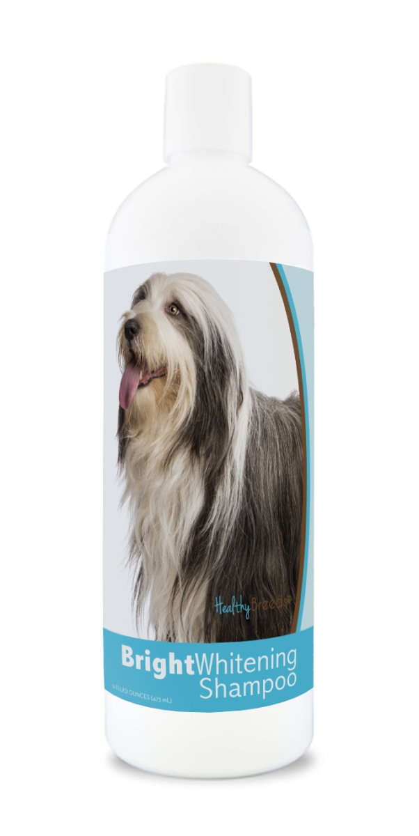 Picture of Healthy Breeds 840235179207 12 oz Bearded Collie Bright Whitening Shampoo