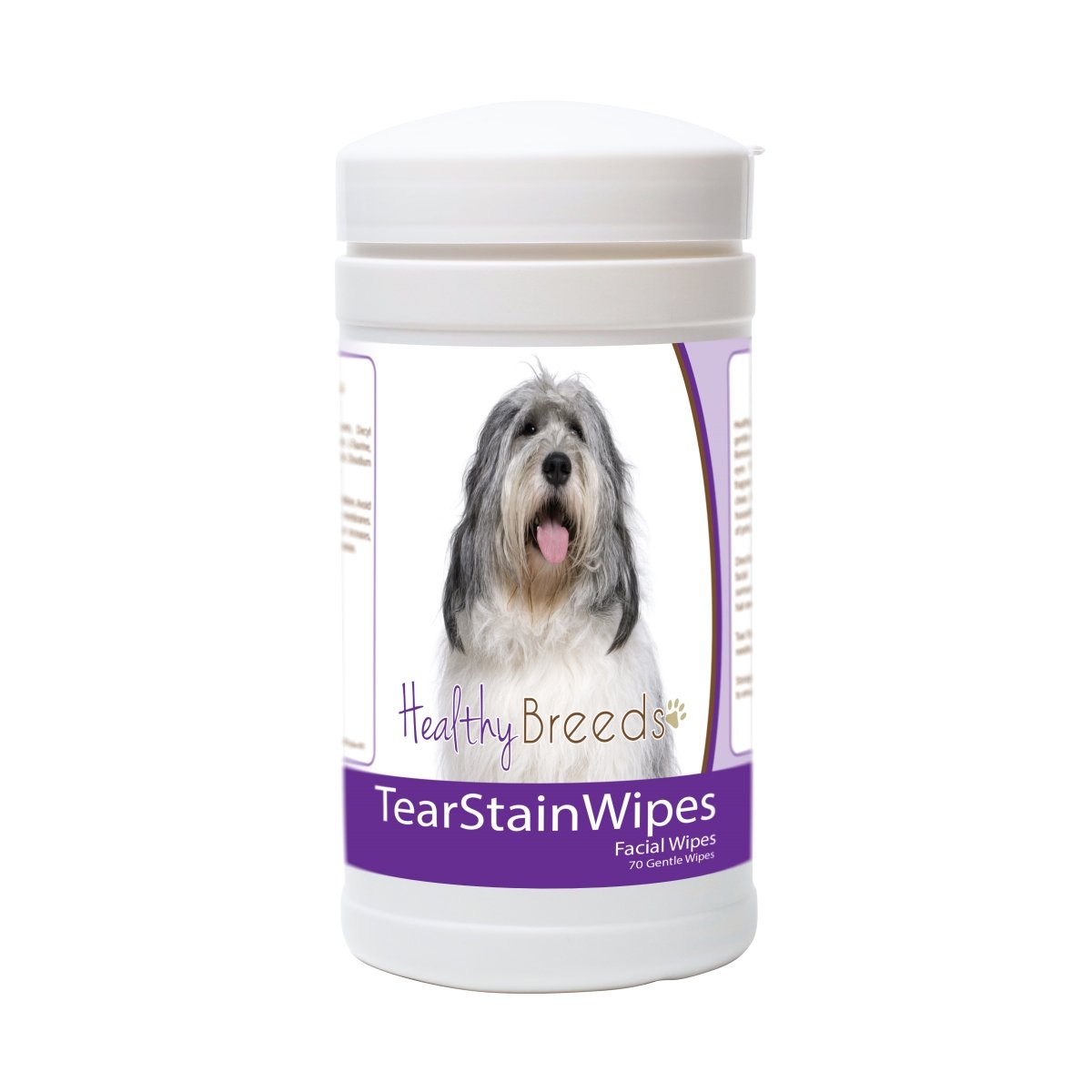 Picture of Healthy Breeds 840235179337 Polish Lowland Sheepdog Tear Stain Wipes - 70 Count