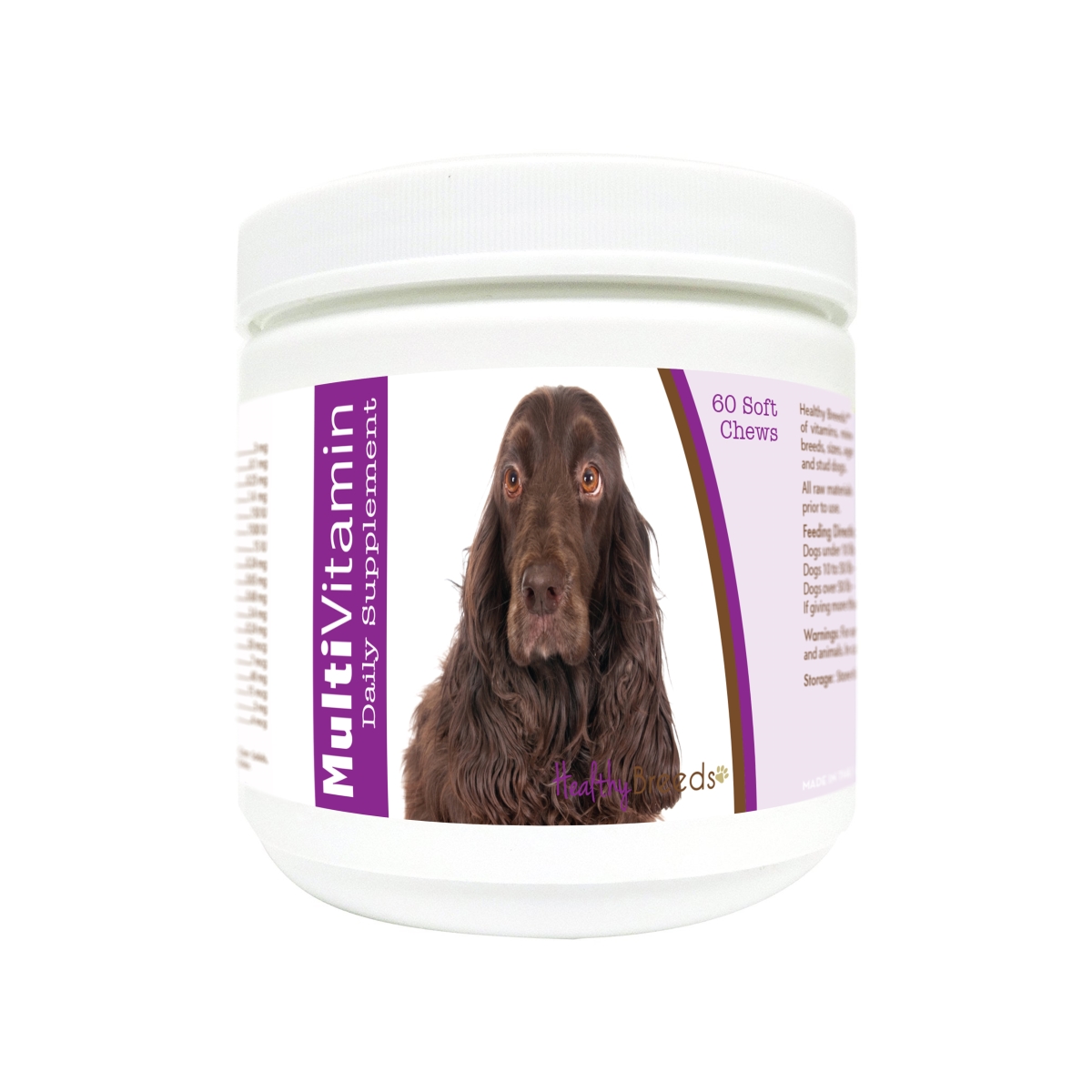 Picture of Healthy Breeds 840235179436 Field Spaniel Multi-Vitamin Soft Chews - 60 Count