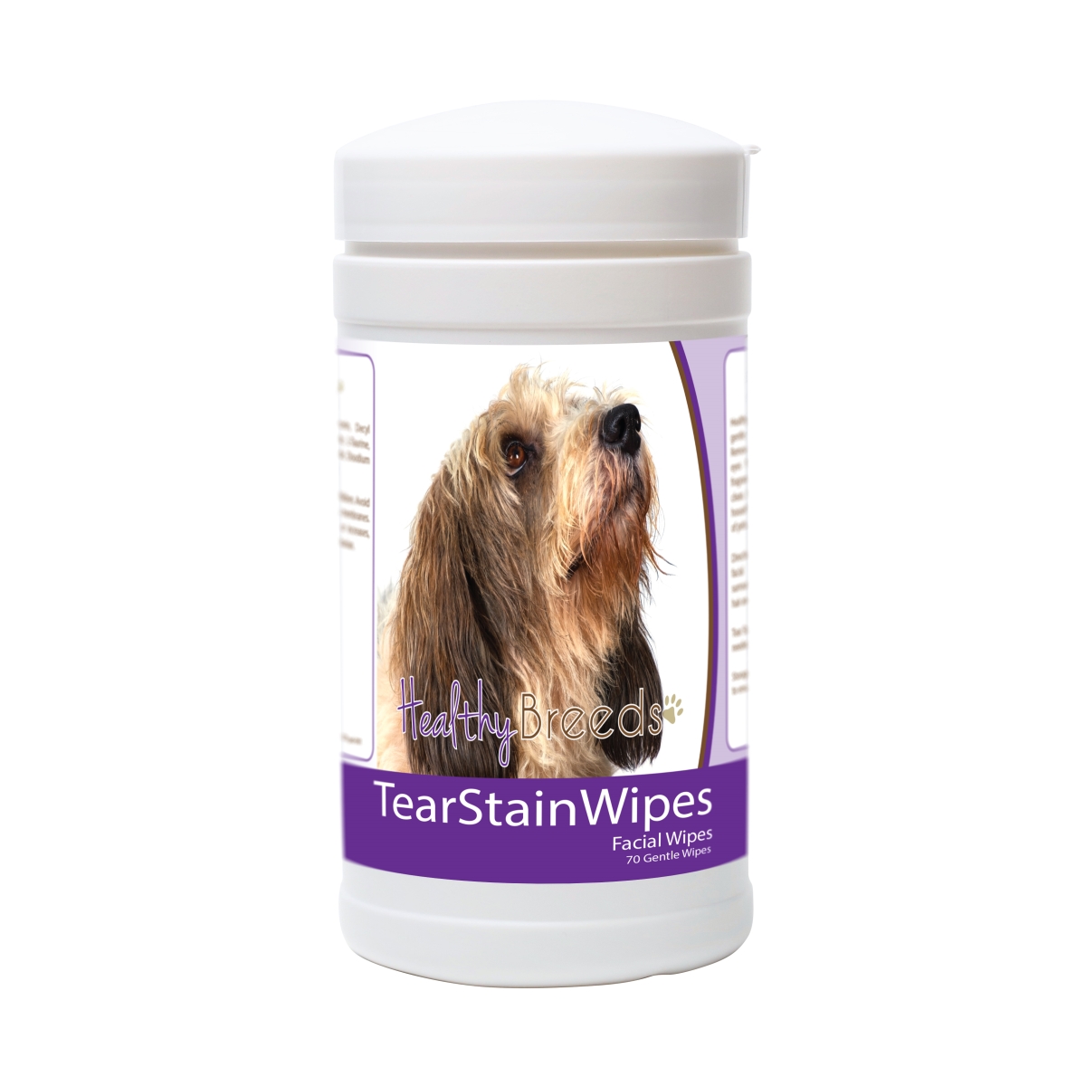 Picture of Healthy Breeds 840235179672 Petits Bassets Griffons Vendeen Tear Stain Wipes - 70 Count