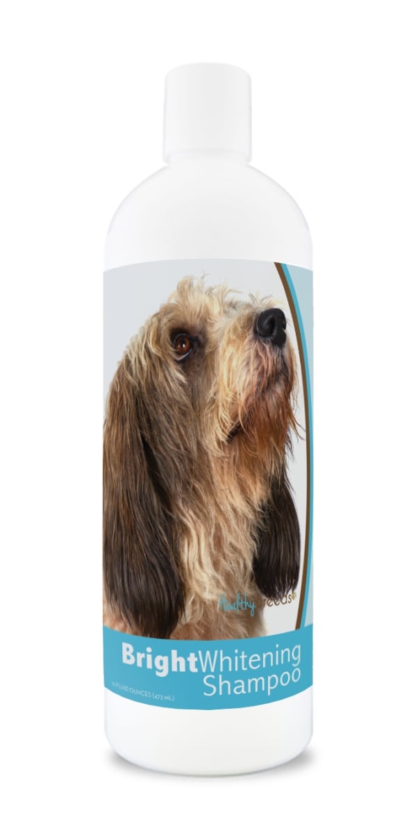 Picture of Healthy Breeds 840235179689 12 oz Petits Bassets Griffons Vendeen Bright Whitening Shampoo