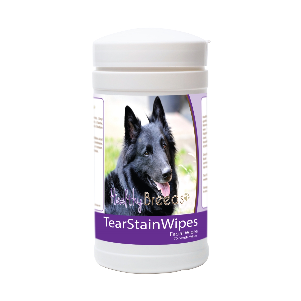 Picture of Healthy Breeds 840235179726 Belgian Sheepdog Tear Stain Wipes - 70 Count