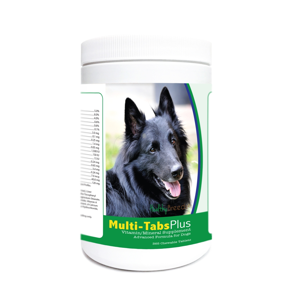 Belgian Sheepdog Multi-Tabs Plus Chewable Tablets - 365 Count