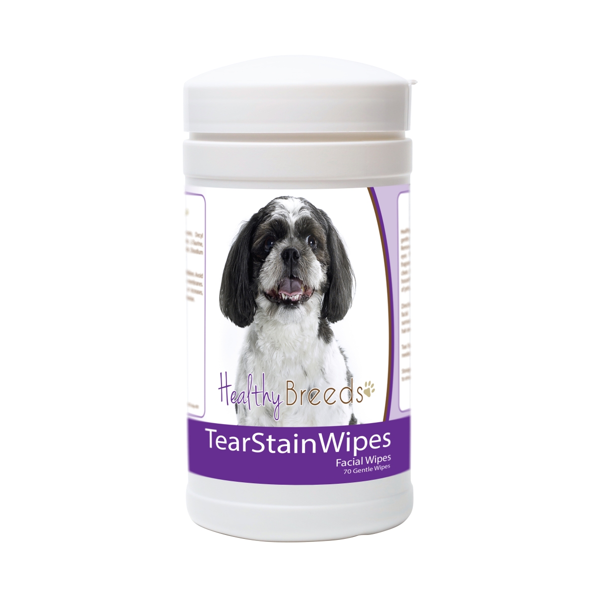 Picture of Healthy Breeds 840235179900 Shih-Poo Tear Stain Wipes - 70 Count