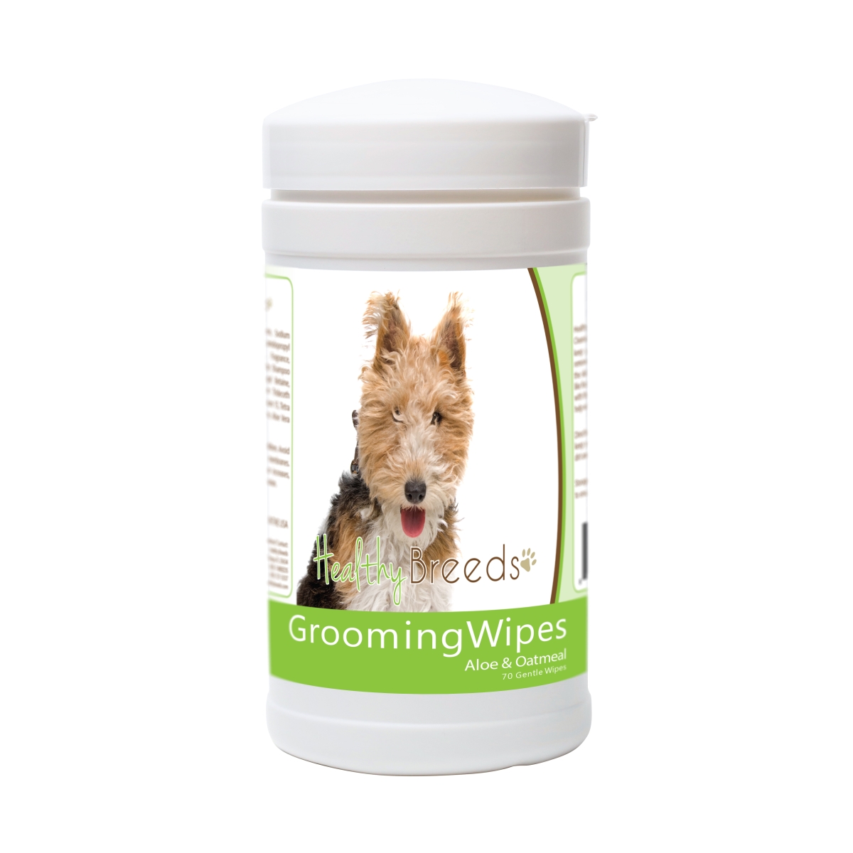 Picture of Healthy Breeds 840235180012 Wire Fox Terrier Grooming Wipes - 70 Count