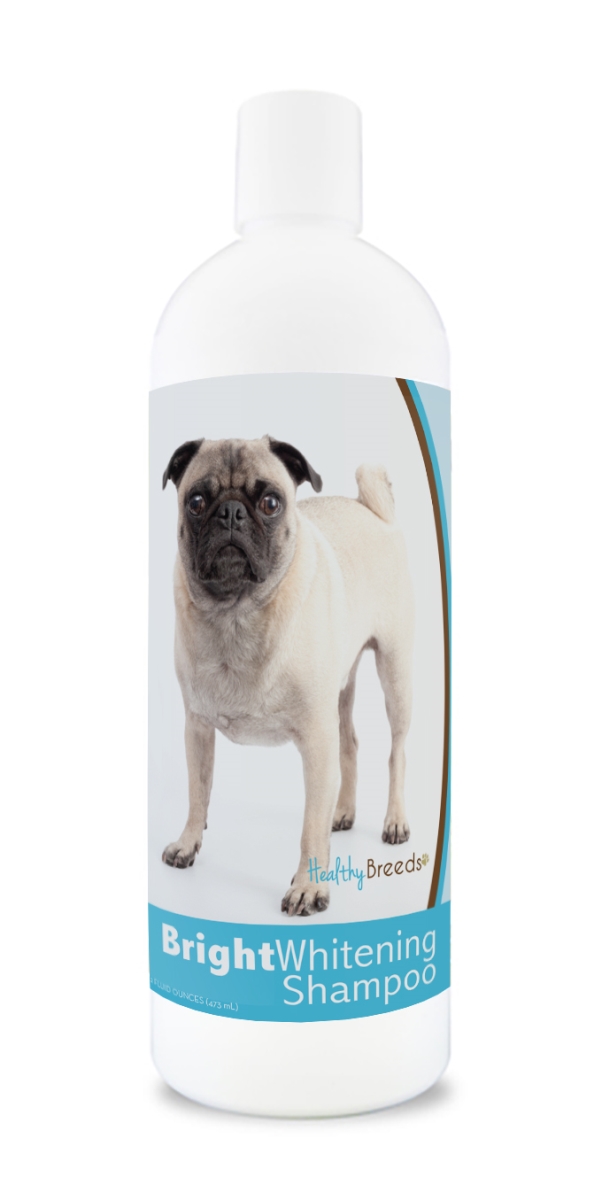Picture of Healthy Breeds 840235169789 12 oz Pug Bright Whitening Shampoo