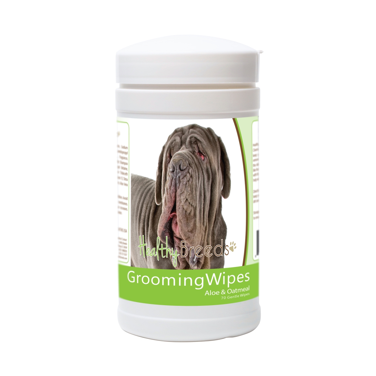 Picture of Healthy Breeds 840235171027 Neapolitan Mastiff Grooming Wipes - 70 Count
