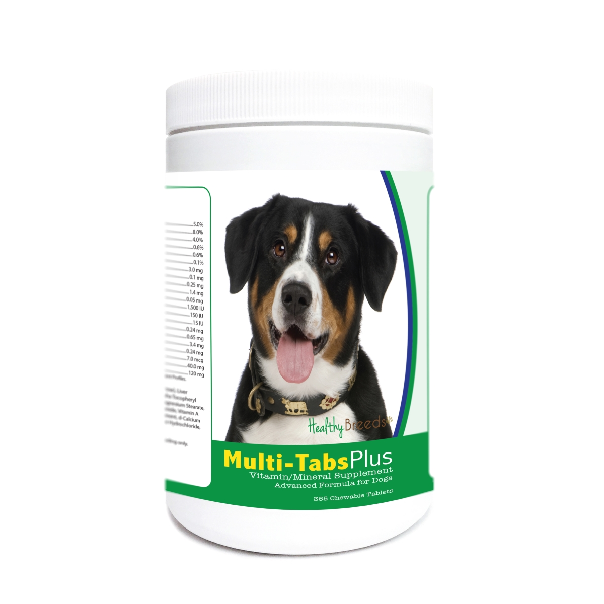 840235180142 Entlebucher Mountain Dog Multi-Tabs Plus Chewable Tablets - 365 Count