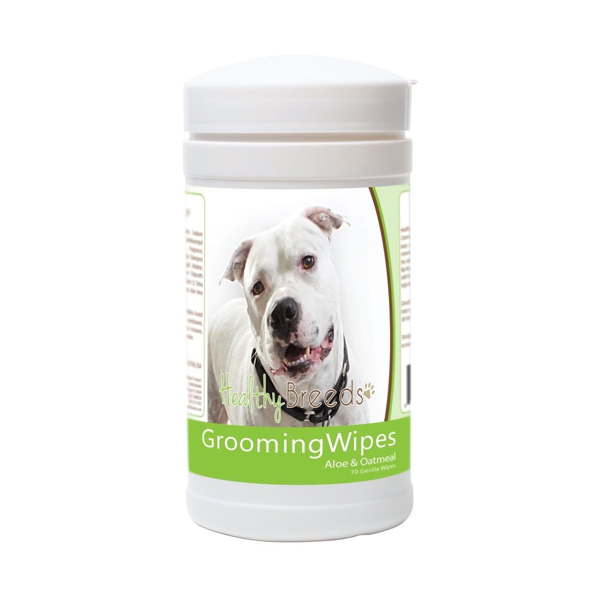 Picture of Healthy Breeds 840235180395 Pit Bull Grooming Wipes - 70 Count