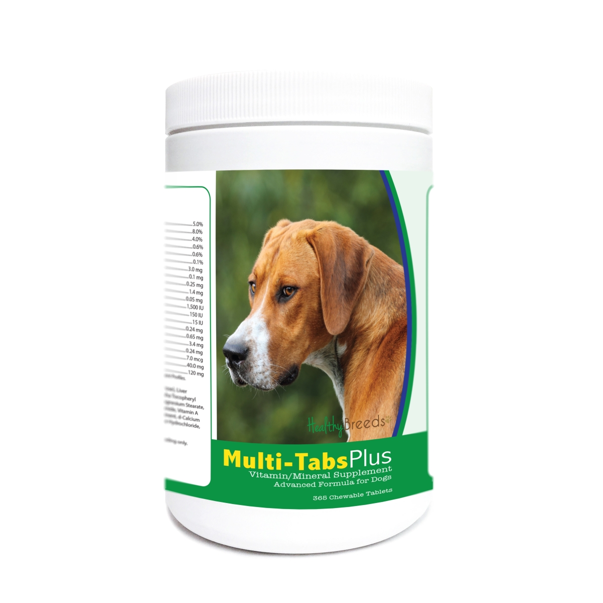 840235180616 English Foxhound Multi-Tabs Plus Chewable Tablets - 365 Count