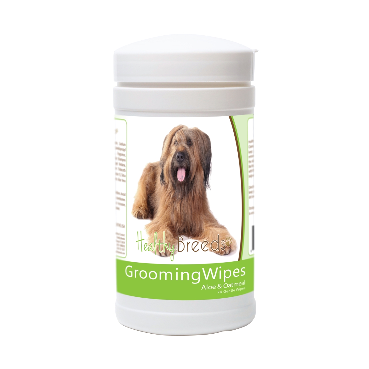 Picture of Healthy Breeds 840235180678 Briard Grooming Wipes - 70 Count