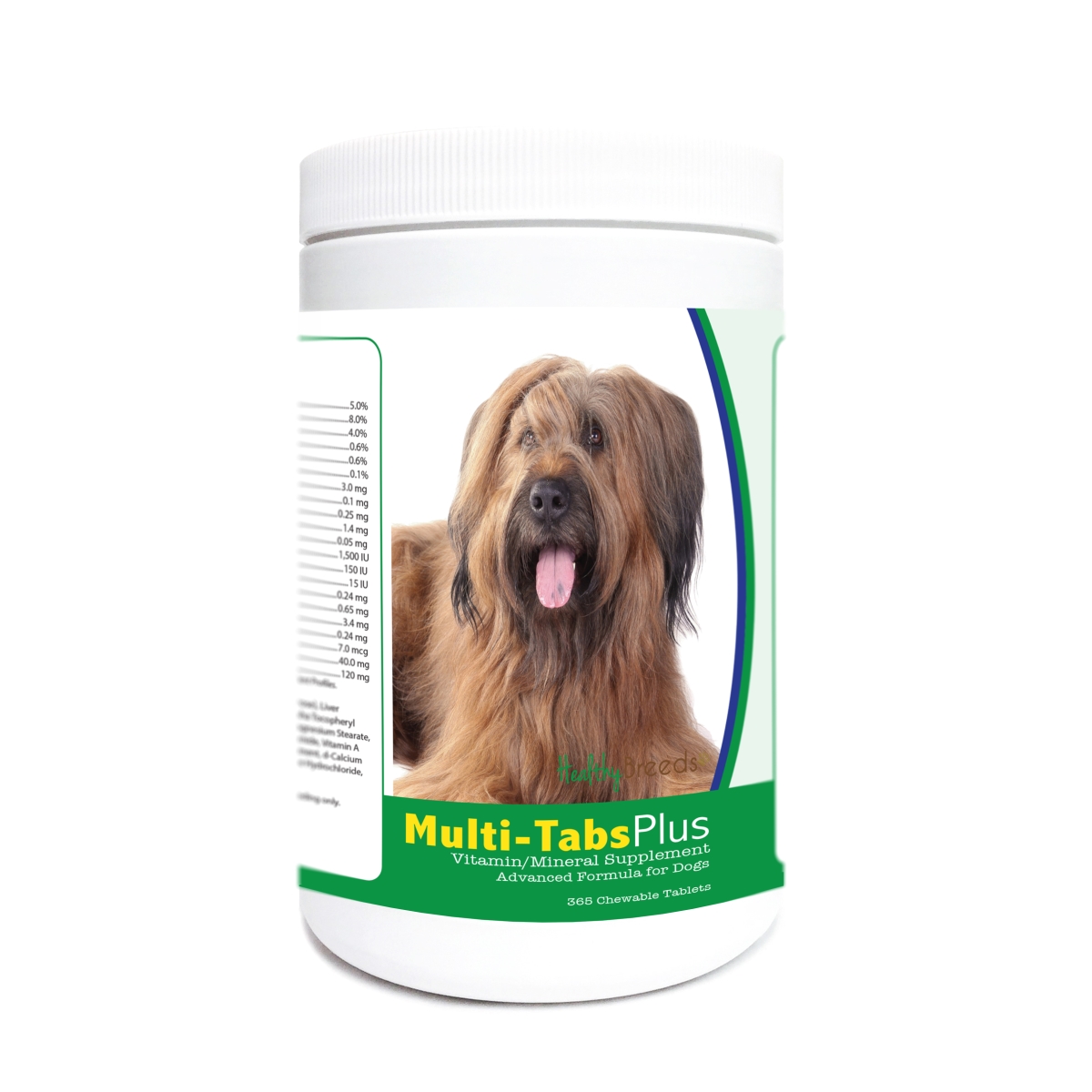 Briard Multi-Tabs Plus Chewable Tablets - 365 Count