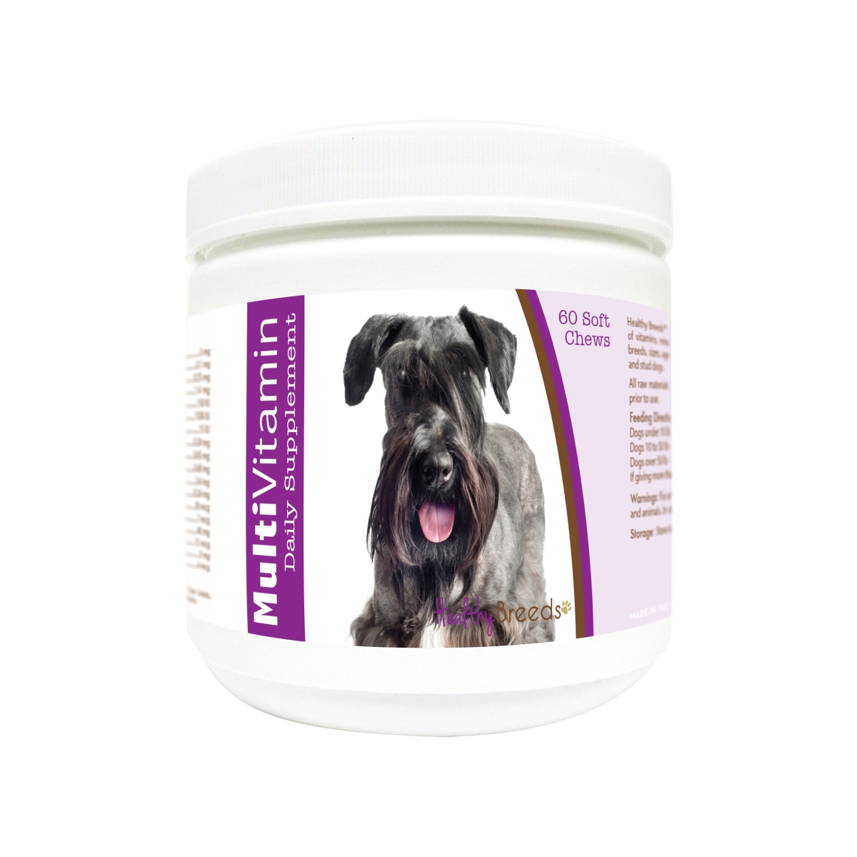 Picture of Healthy Breeds 840235180876 Cesky Terrier Multi-Vitamin Soft Chews - 60 Count