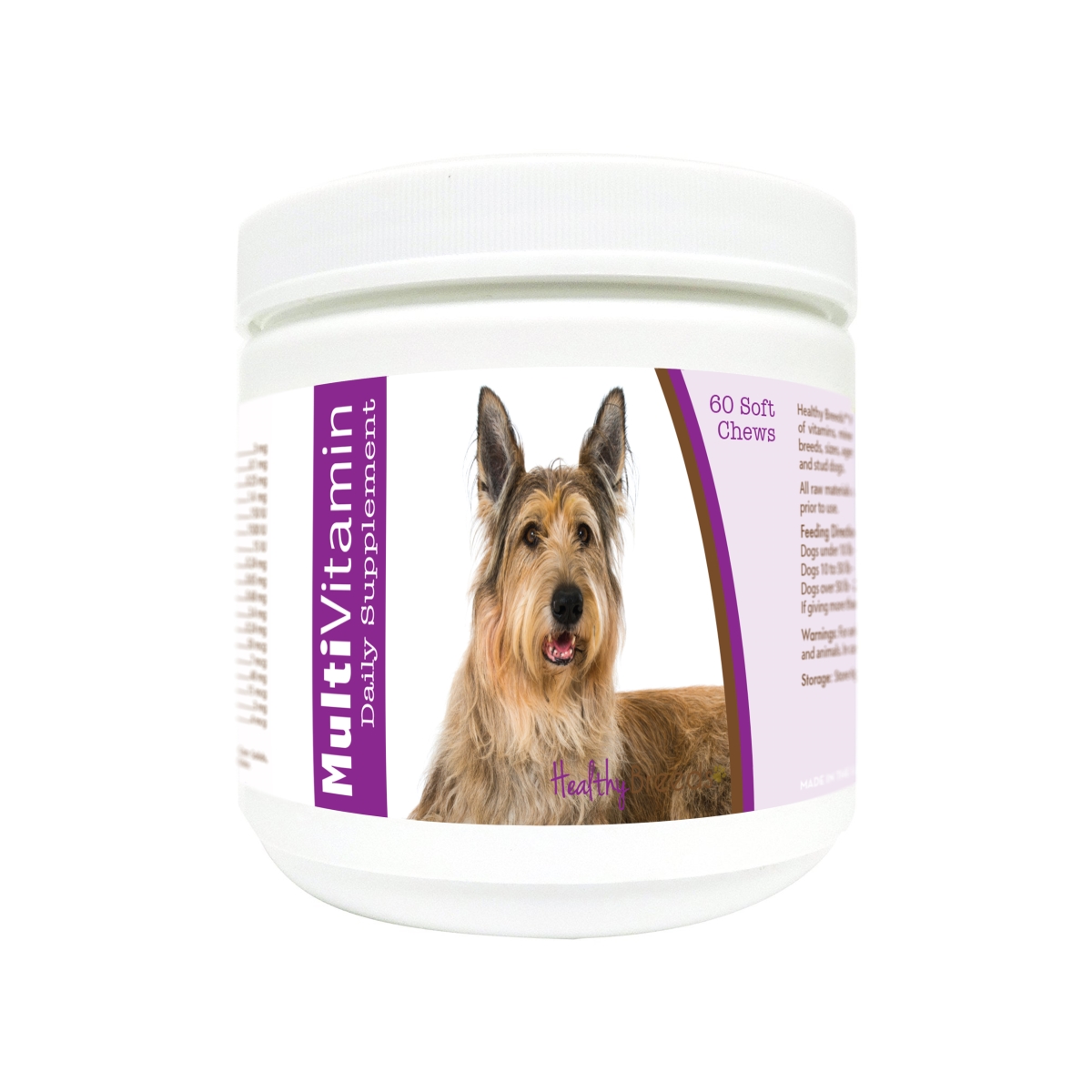 Picture of Healthy Breeds 840235180913 Berger Picard Multi-Vitamin Soft Chews - 60 Count