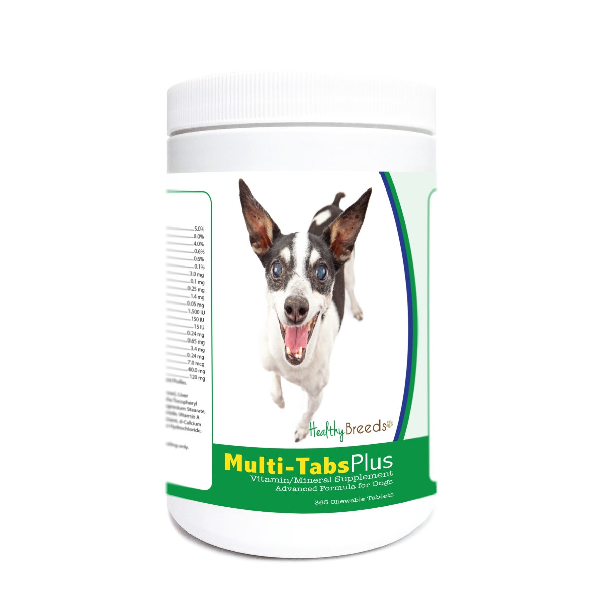 840235181064 Rat Terrier Multi-Tabs Plus Chewable Tablets - 365 Count