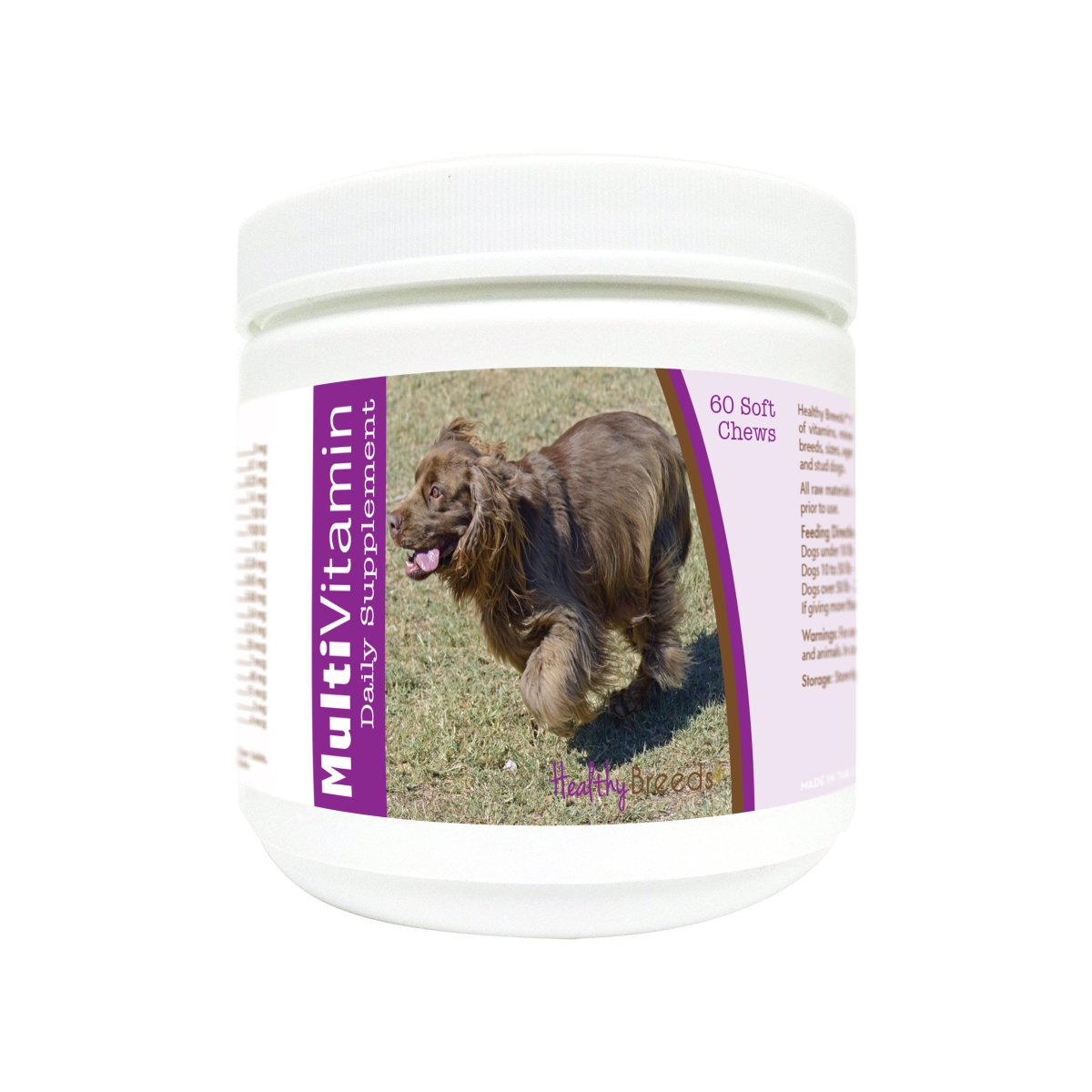 Picture of Healthy Breeds 840235181330 Sussex Spaniel Multi-Vitamin Soft Chews - 60 Count
