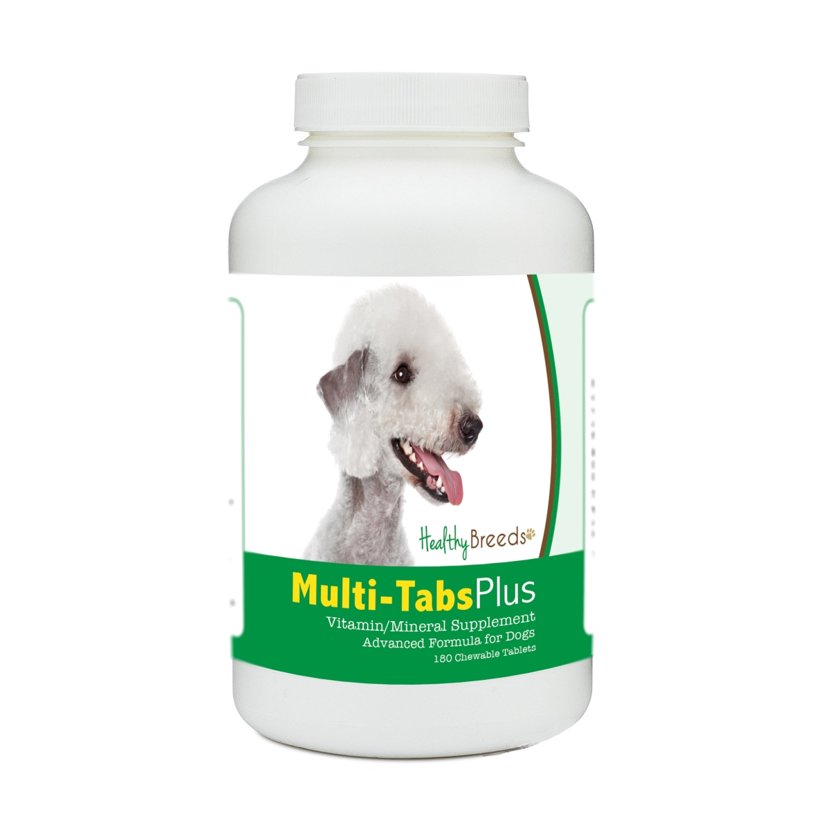 Picture of Healthy Breeds 840235171225 Bedlington Terrier Multi-Tabs Plus Chewable Tablets - 180 Count