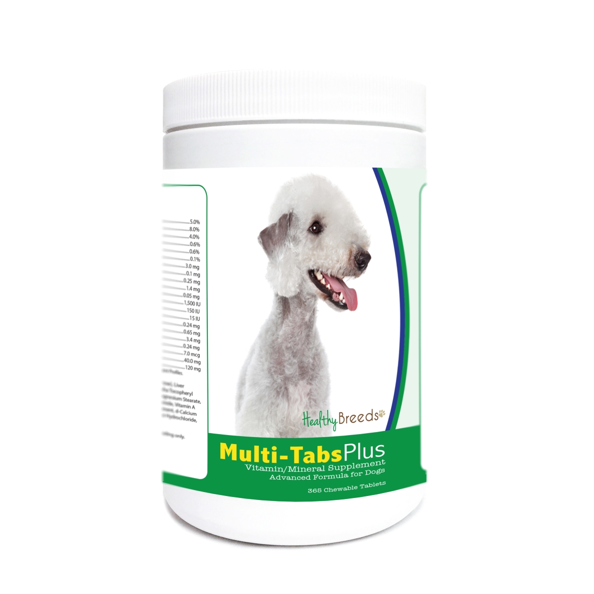 Picture of Healthy Breeds 840235171263 Bedlington Terrier Multi-Tabs Plus Chewable Tablets - 365 Count