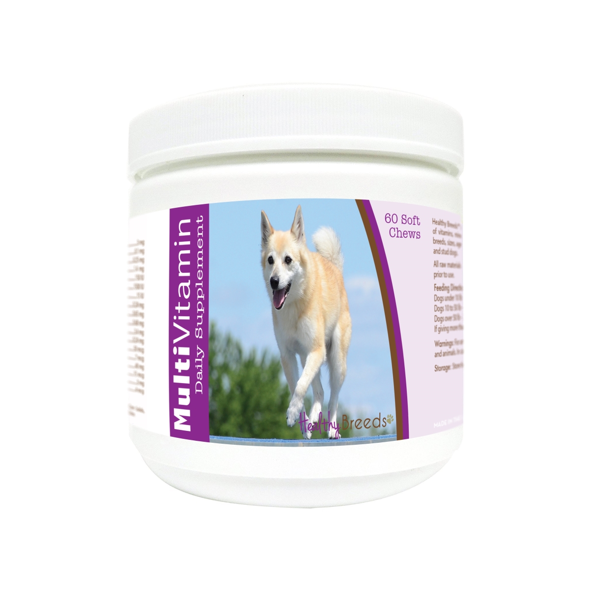Picture of Healthy Breeds 840235171331 Norwegian Buhund Multi-Vitamin Soft Chews - 60 Count