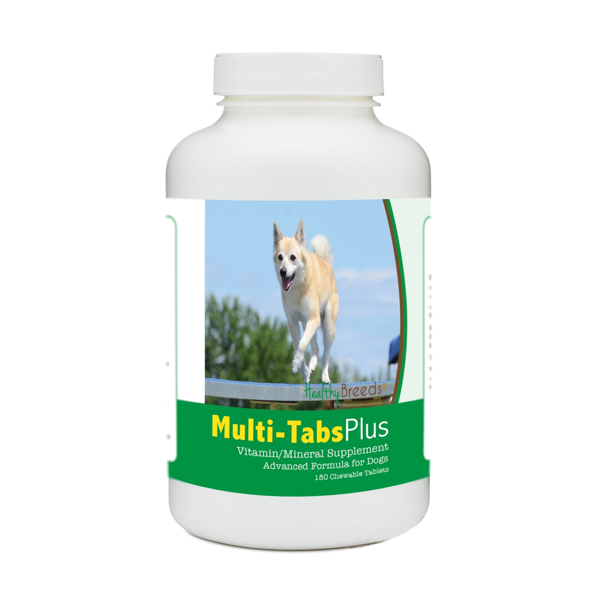 Picture of Healthy Breeds 840235171386 Norwegian Buhund Multi-Tabs Plus Chewable Tablets - 180 Count