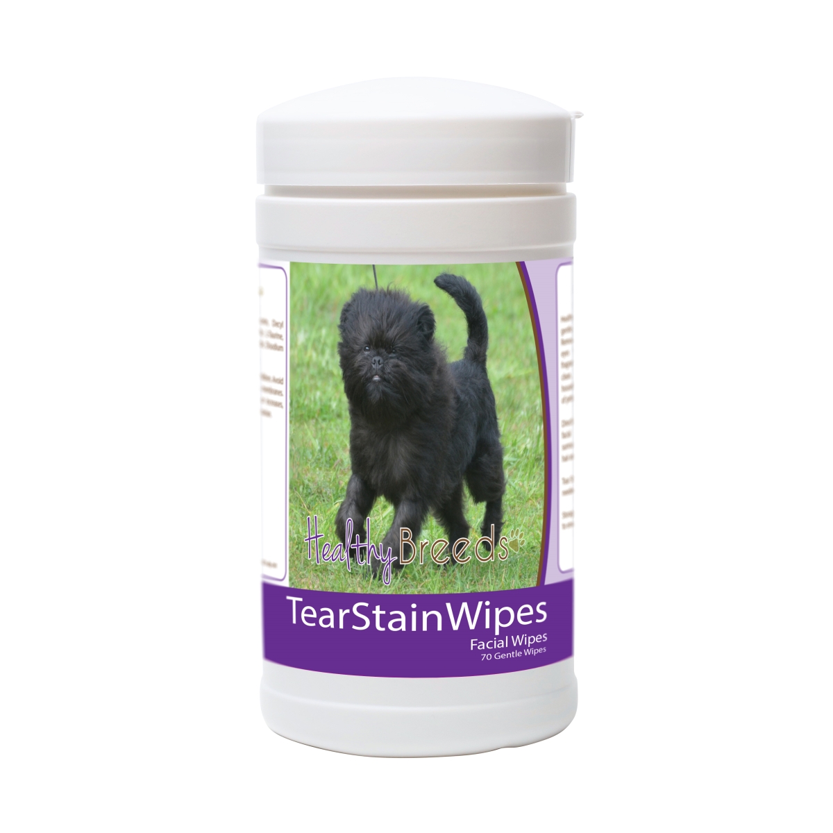 Picture of Healthy Breeds 840235171416 Affenpinscher Tear Stain Wipes - 70 Count