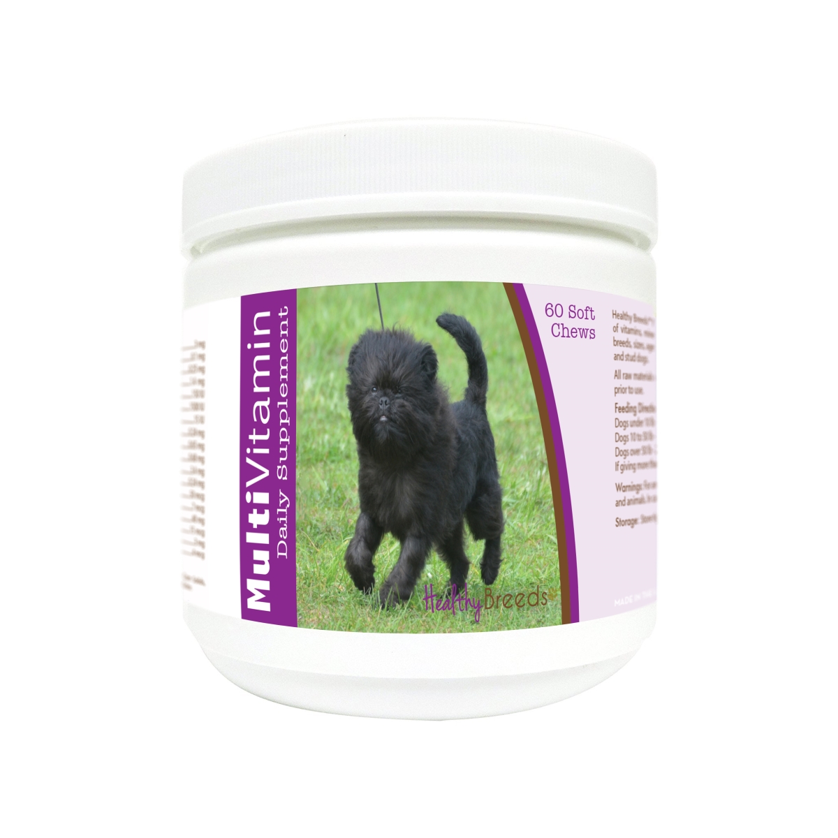 Picture of Healthy Breeds 840235171478 Affenpinscher Multi-Vitamin Soft Chews - 60 Count