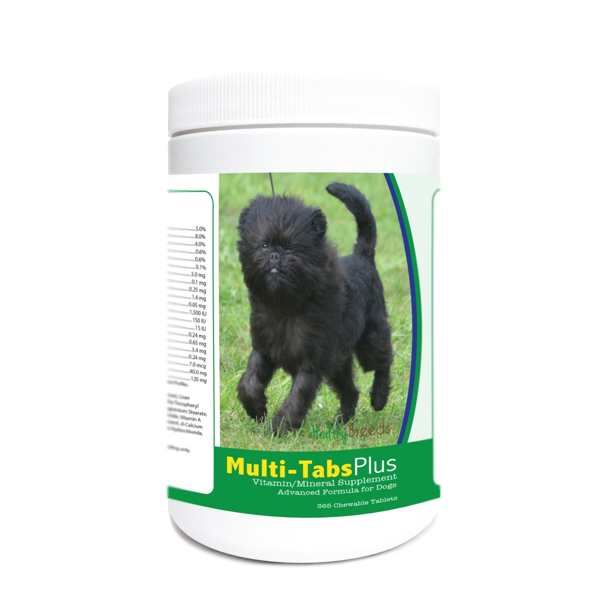 Picture of Healthy Breeds 840235171508 Affenpinscher Multi-Tabs Plus Chewable Tablets - 365 Count