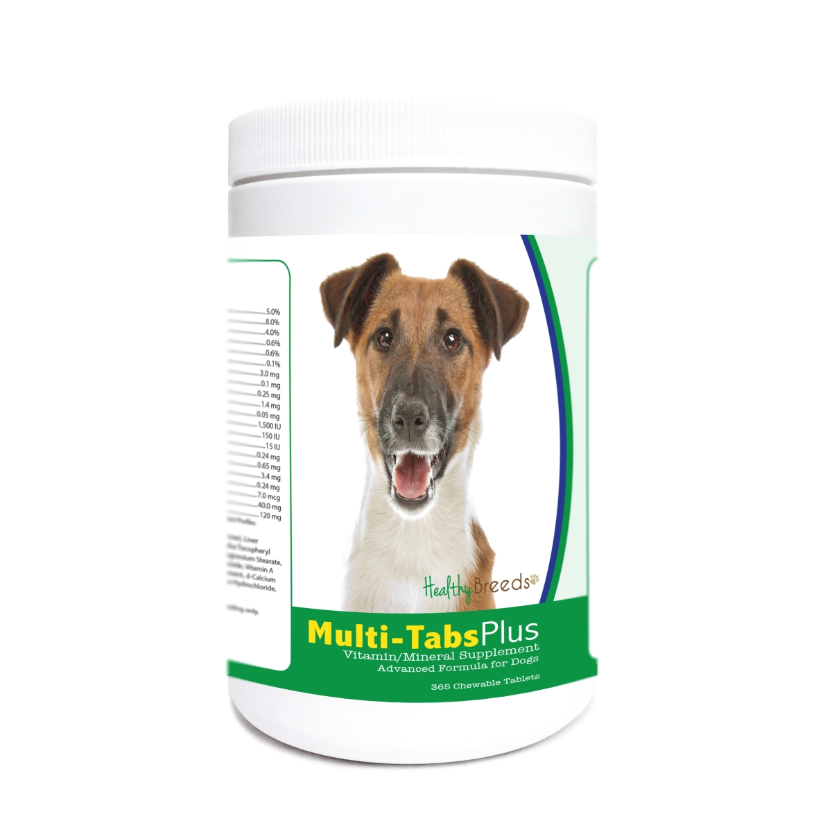 Picture of Healthy Breeds 840235171676 Smooth Fox Terrier Multi-Tabs Plus Chewable Tablets - 365 Count