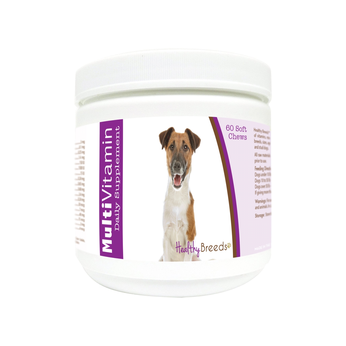 Picture of Healthy Breeds 840235171720 Smooth Fox Terrier Multi-Vitamin Soft Chews - 60 Count