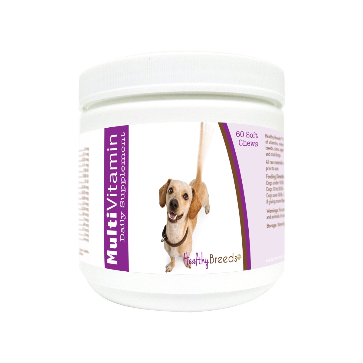 Picture of Healthy Breeds 840235171744 Chiweenie Multi-Vitamin Soft Chews - 60 Count