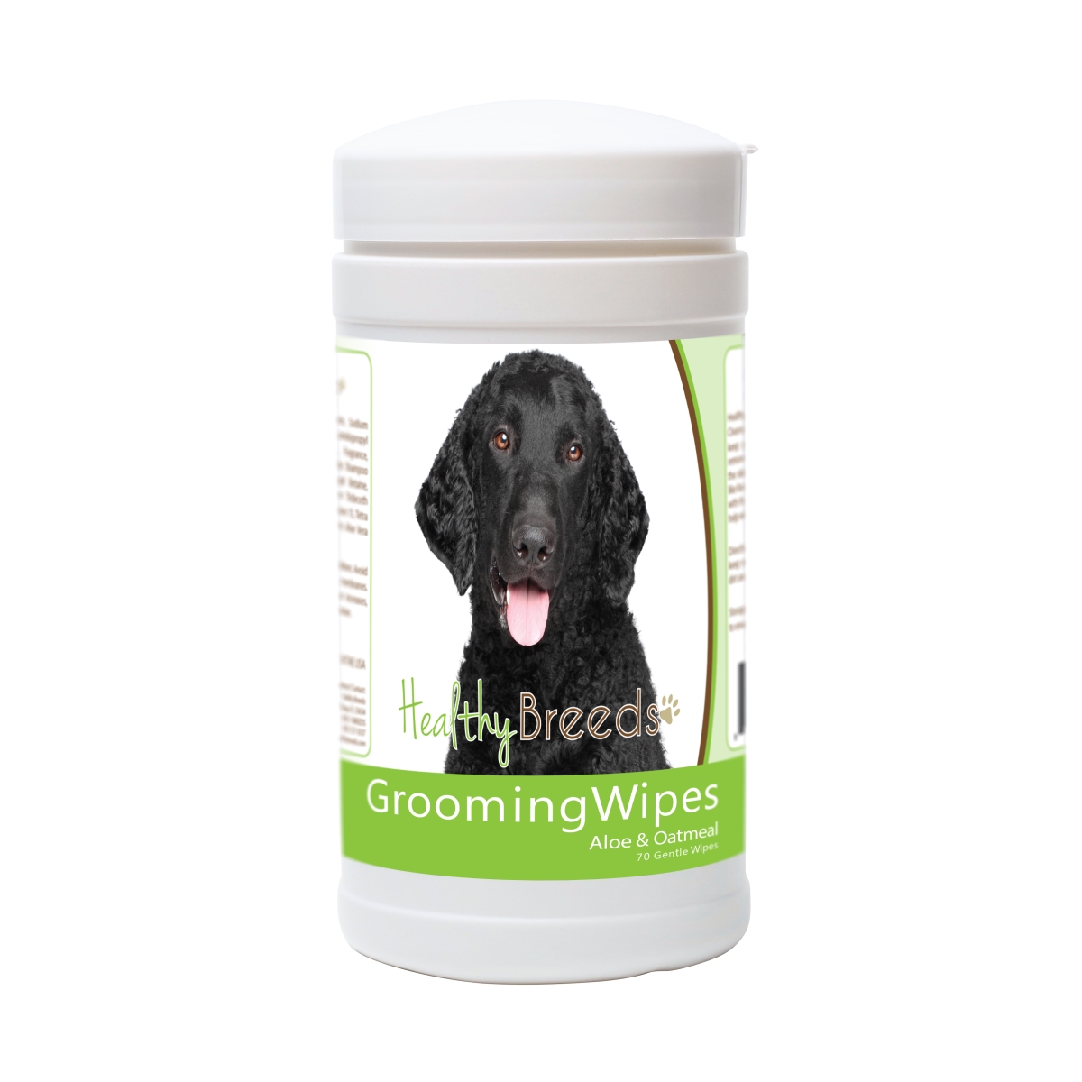 Picture of Healthy Breeds 840235171850 Curly-Coated Retriever Grooming Wipes - 70 Count