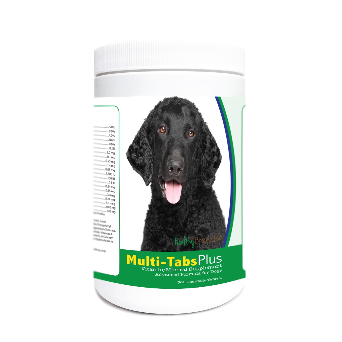 Picture of Healthy Breeds 840235171904 Curly-Coated Retriever Multi-Tabs Plus Chewable Tablets - 365 Count