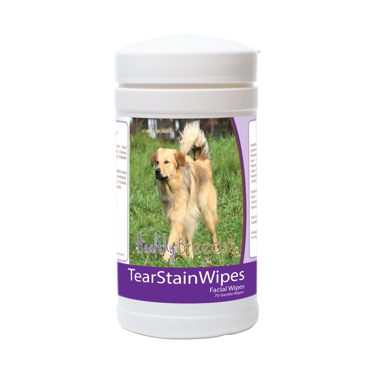 Picture of Healthy Breeds 840235172055 Chinook Tear Stain Wipes - 70 Count