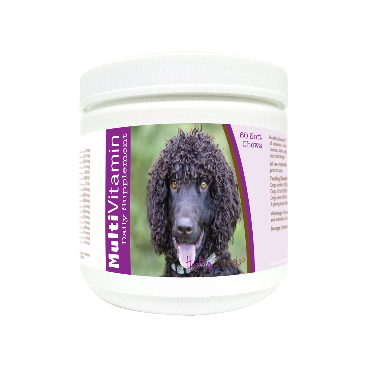Picture of Healthy Breeds 840235172093 Irish Water Spaniel Multi-Vitamin Soft Chews - 60 Count