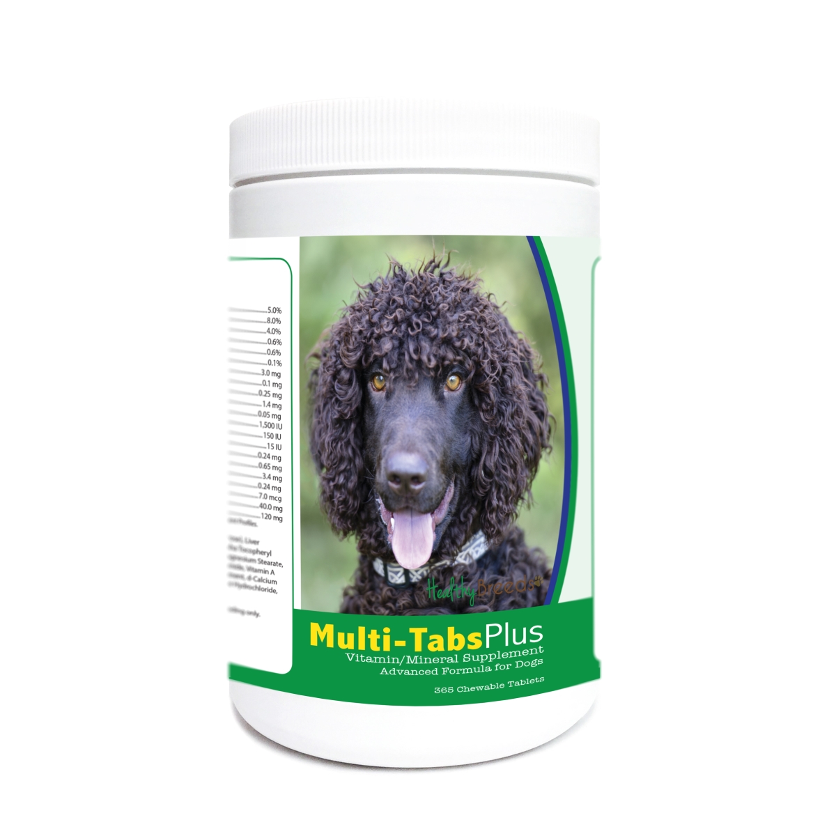 Picture of Healthy Breeds 840235172161 Irish Water Spaniel Multi-Tabs Plus Chewable Tablets - 365 Count
