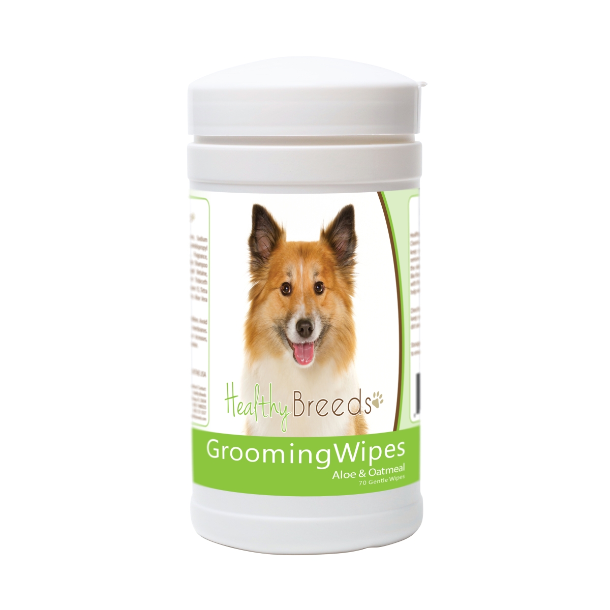 Picture of Healthy Breeds 840235172215 Icelandic Sheepdog Grooming Wipes - 70 Count