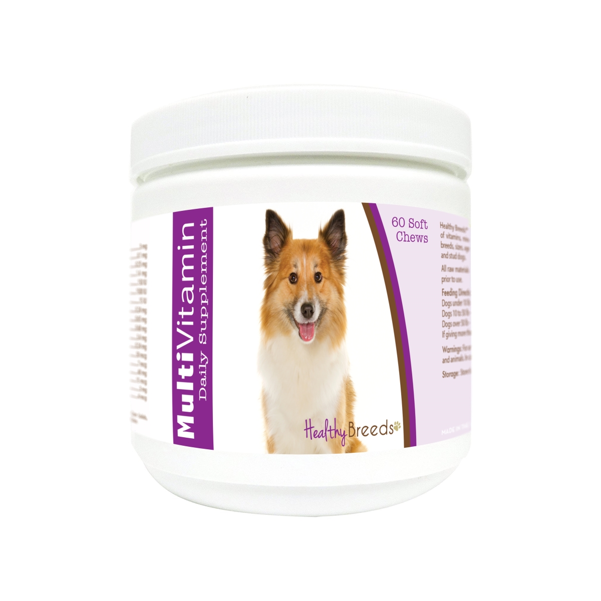 Picture of Healthy Breeds 840235172260 Icelandic Sheepdog Multi-Vitamin Soft Chews - 60 Count