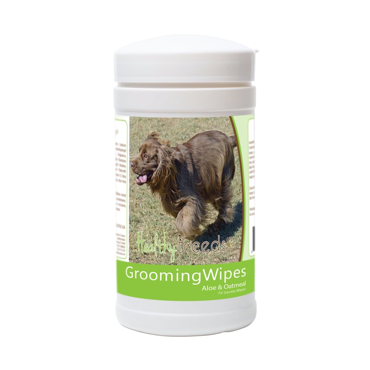 Picture of Healthy Breeds 840235181415 Sussex Spaniel Grooming Wipes - 70 Count