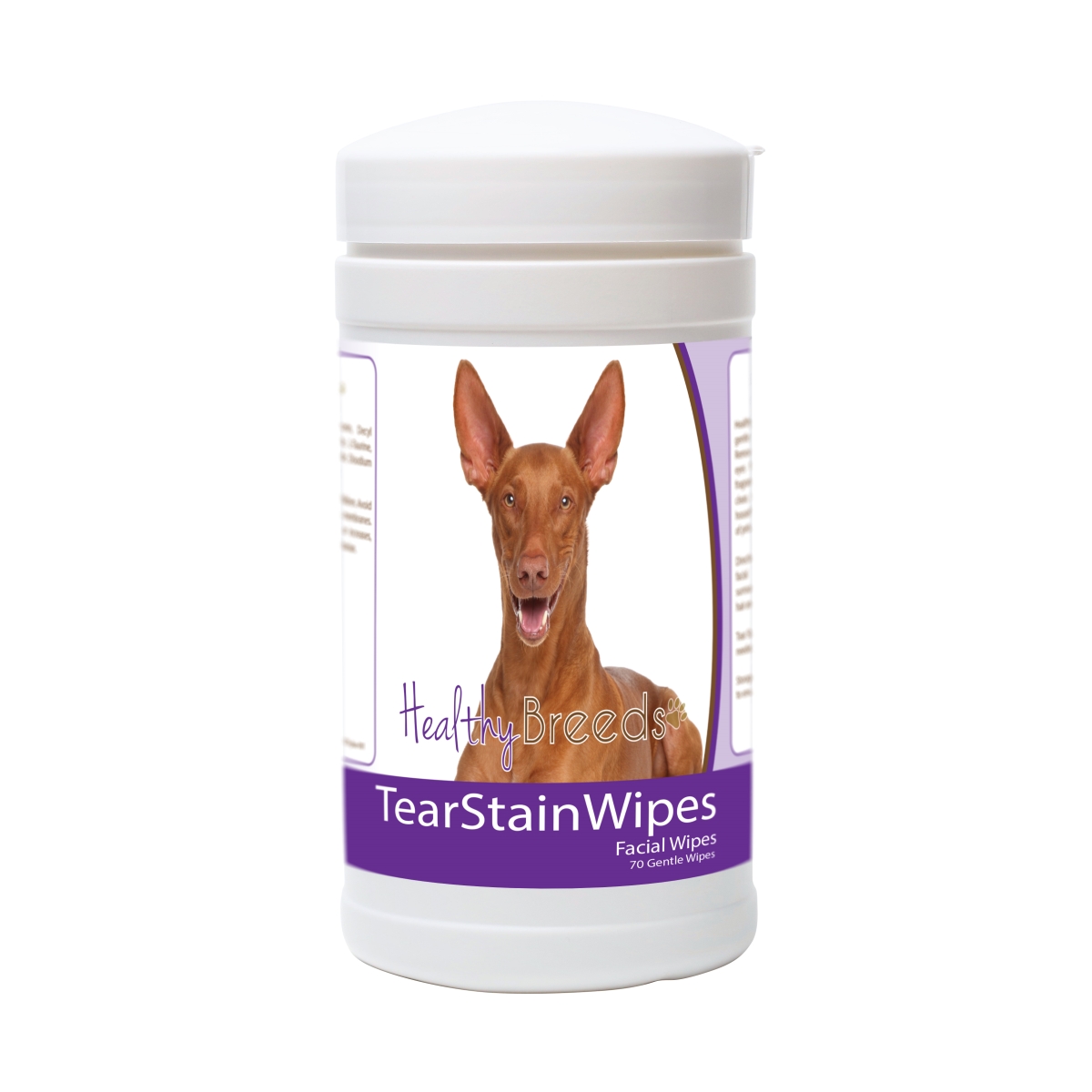 Picture of Healthy Breeds 840235181446 Pharaoh Hound Tear Stain Wipes - 70 Count