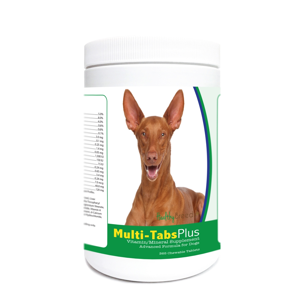 Pharaoh Hound Multi-Tabs Plus Chewable Tablets - 365 Count