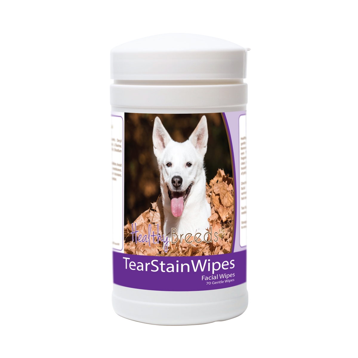Picture of Healthy Breeds 840235181644 Canaan Dog Tear Stain Wipes - 70 Count