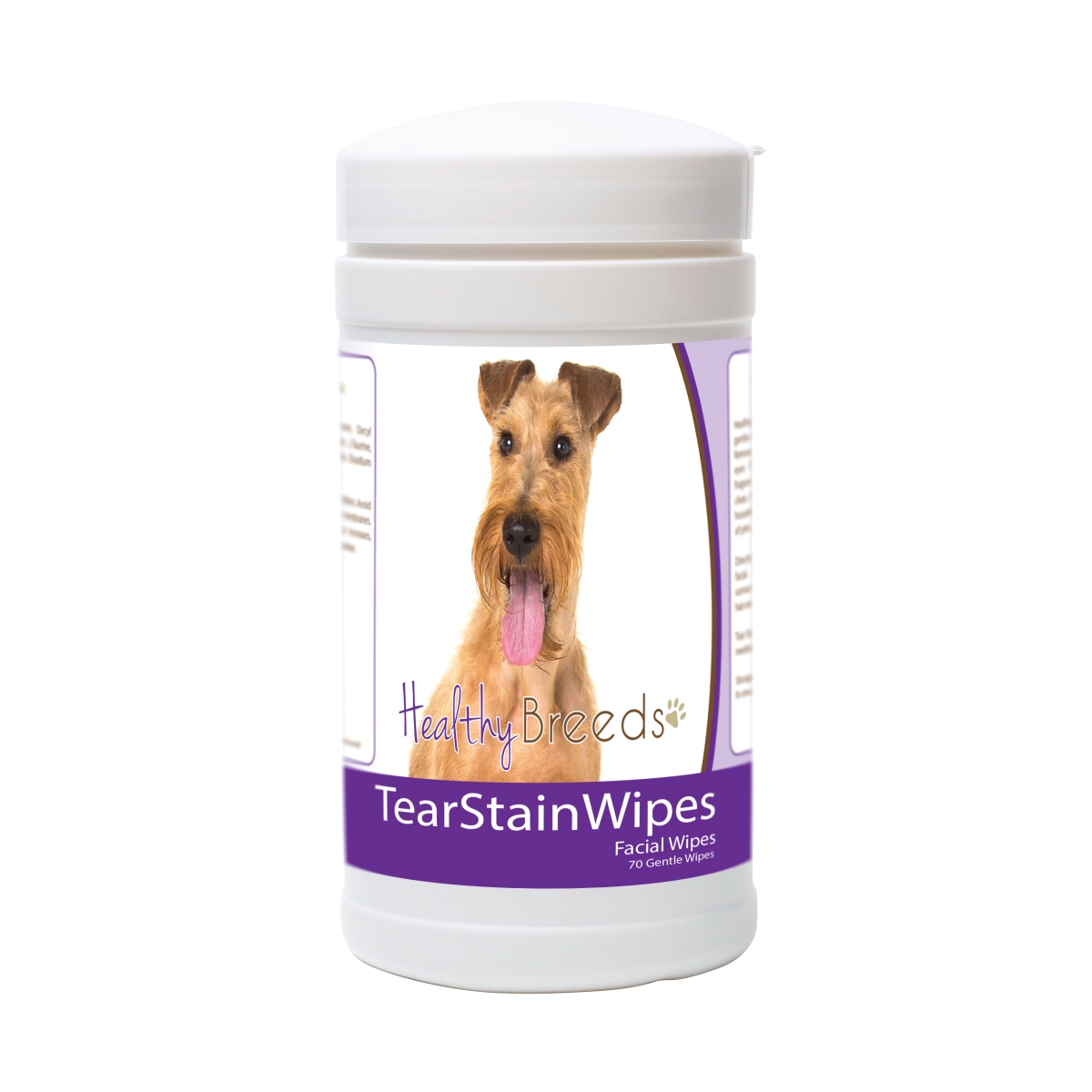 Picture of Healthy Breeds 840235181729 Irish Terrier Tear Stain Wipes - 70 Count