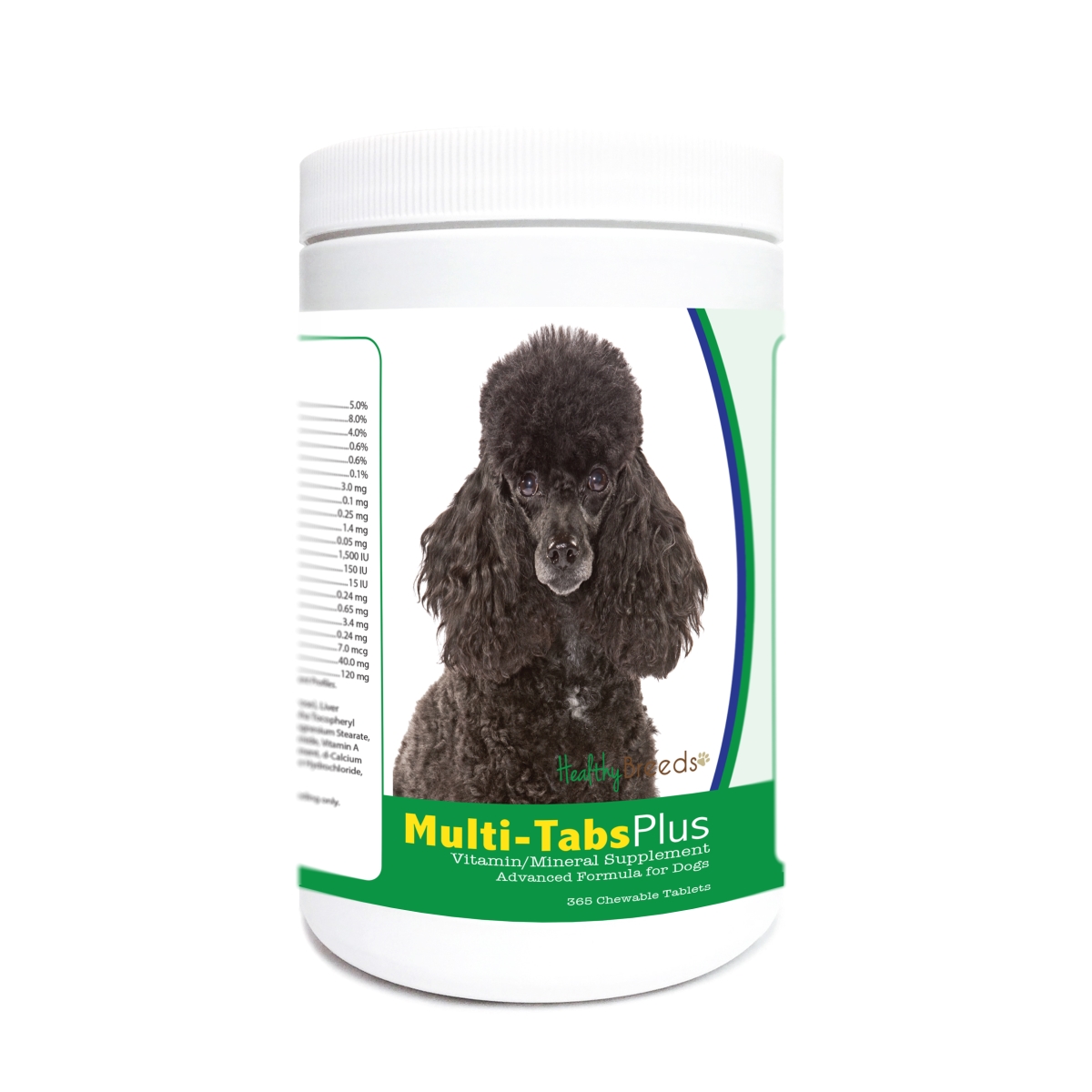 840235181811 Poodle Multi-Tabs Plus Chewable Tablets - 365 Count