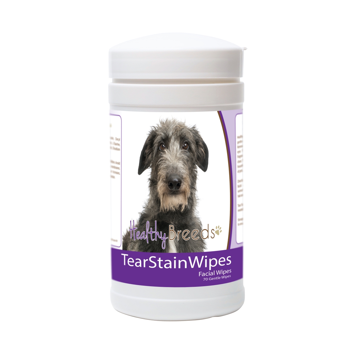 Picture of Healthy Breeds 840235182016 Scottish Deerhound Tear Stain Wipes - 70 Count