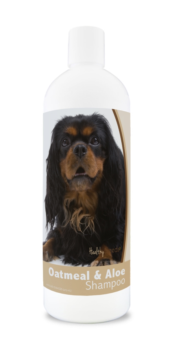 Picture of Healthy Breeds 840235182269 16 oz English Toy Spaniel Oatmeal Shampoo with Aloe