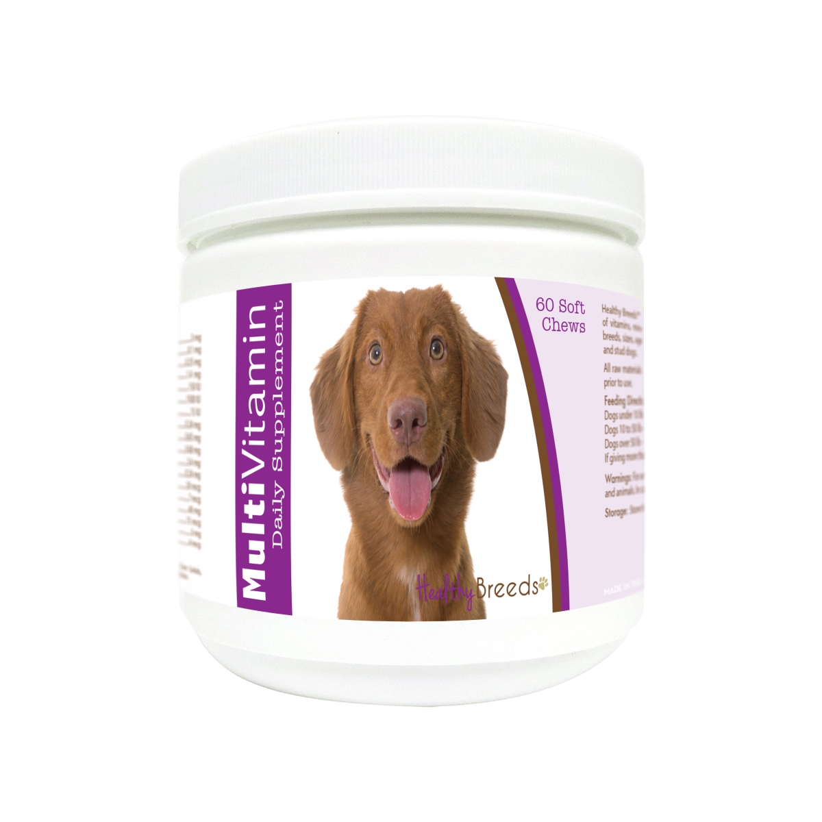 Picture of Healthy Breeds 840235182313 Nova Scotia Duck Tolling Retriever Multi-Vitamin Soft Chews - 60 Count