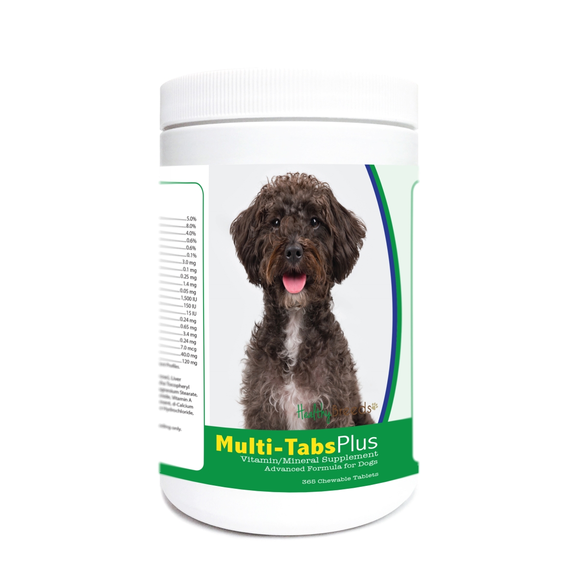 Picture of Healthy Breeds 840235173755 Schnoodle Multi-Tabs Plus Chewable Tablets - 365 Count